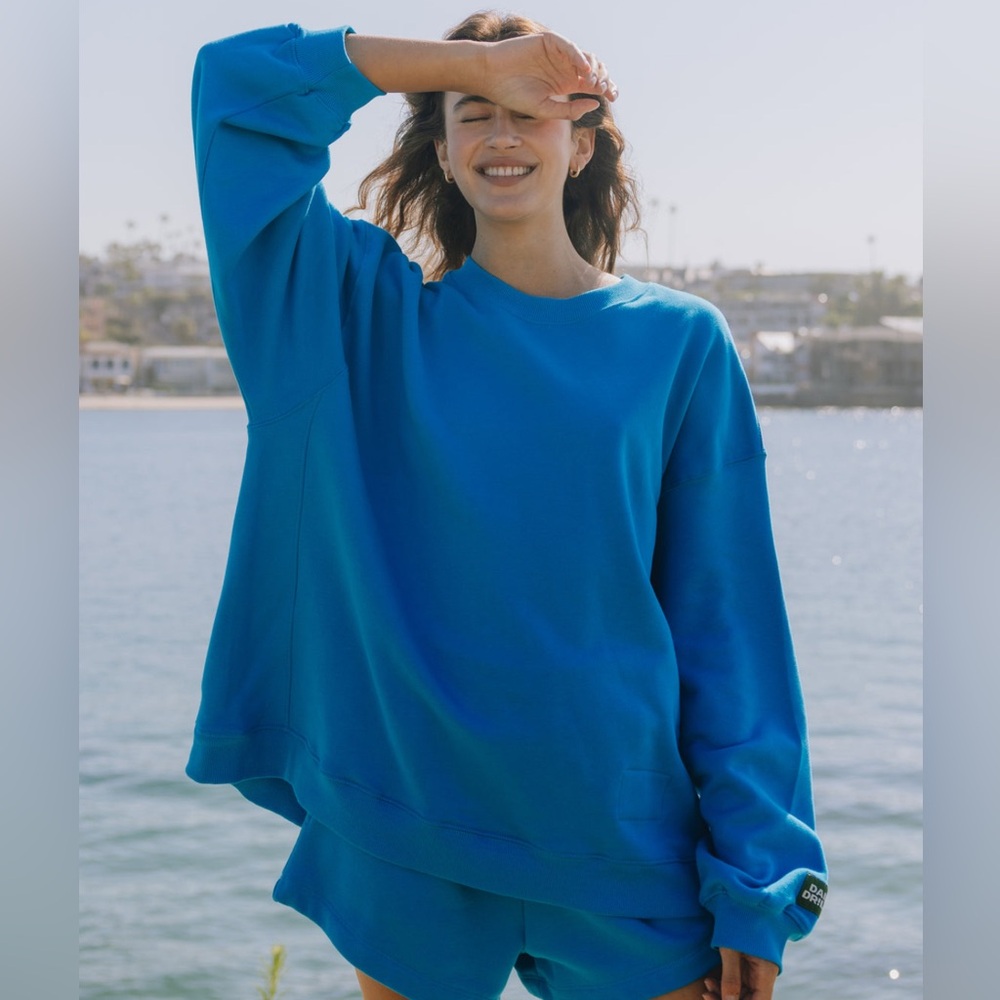 Daily Drills Oversized Fleece Crew